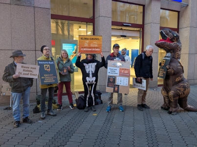 Demo vor deutscher Bank