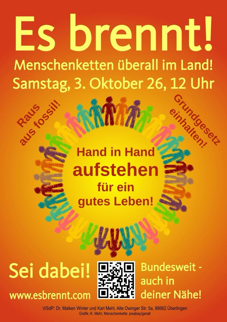 Menschenkette 031026