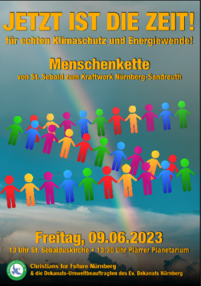 Plakat Menschenkette